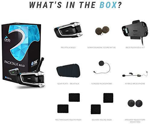 CARDO PackTalk BOLD JBL Headset SINGLE Kit (1) Headset, PTB00001